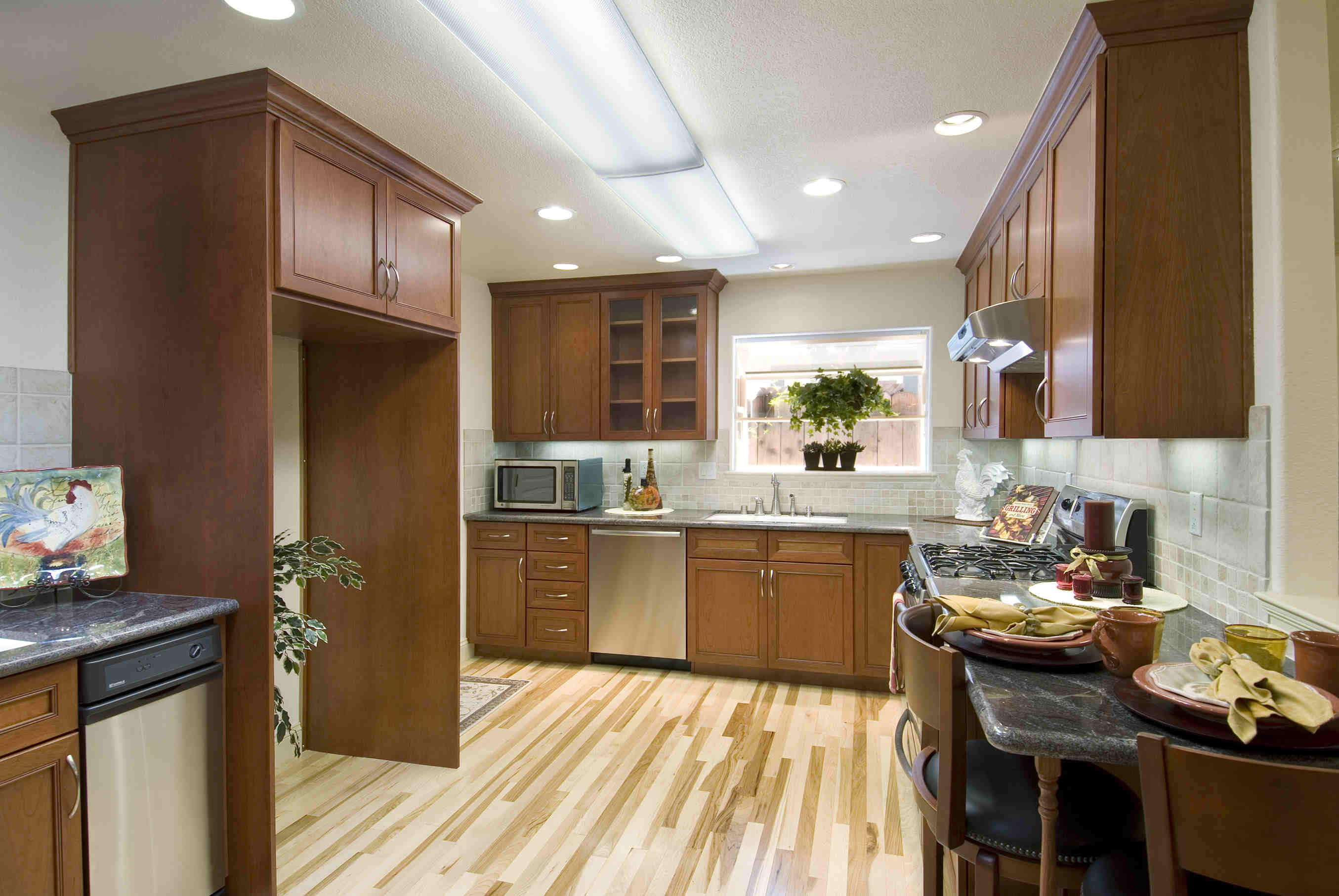lights in modern kitchen