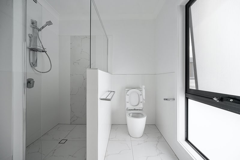 Contemporary Bathroom bathroom shower window