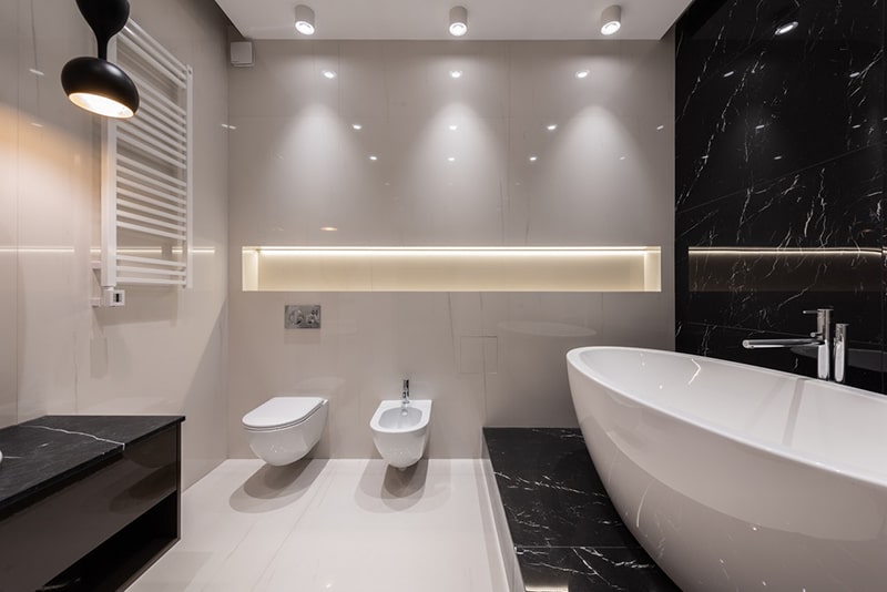 Freestanding Bath floor standing bath